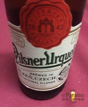 Pilsner Urquel cerveza republica checa botellin El paraiso de la cerveza