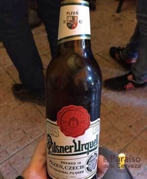 Pilsner Urquel cerveza republica checa botellin completa El paraiso de la cerveza