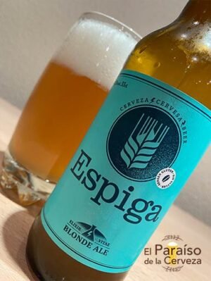 Cerveza Espiga blonde ale cataluña sin gluten