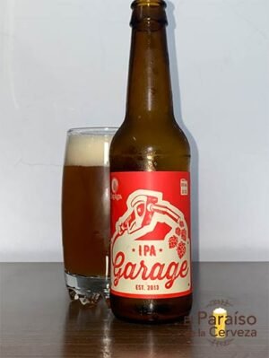 La cerveza Garage IPA Espiga artesana de barcelona