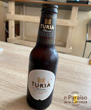 botellin tercio cerveza turia tostada valencia españa