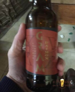 cerveza artesana Daimon Gram ontinyet valencia españa botellin delantera