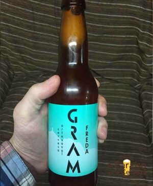 cerveza artesana Freda Gram ontinyet valencia españa botellin delantera