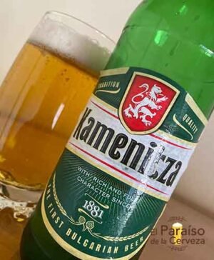 Cerveza Kamenitza 1881 de Bulgaria de tipo Lager