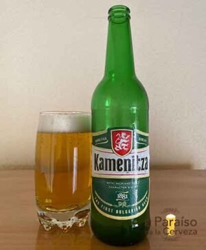 Cerveza Kamenitza 1881 de Bulgaria de tipo Lager