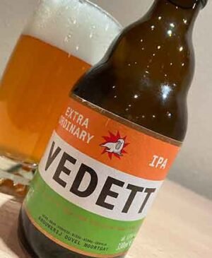 Vedett IPA extra ordinary Belgica Inidian Pale Ale