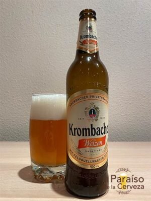 Cerveza Krombacher Weizen Naturtrüb de trigo de Alemania