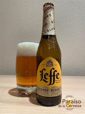 Cerveza Leffe Blond belga de Abadia