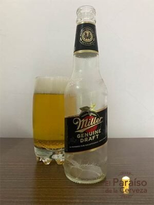 La cerveza Miller Genuine Draft es una cerveza de Estados Unidos