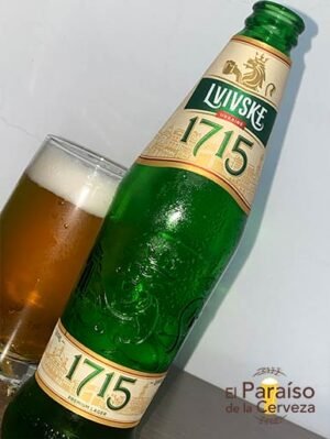 La cerveza Liviske 1715 o 1715 Lvovskoe Pale Lager de Ucrania