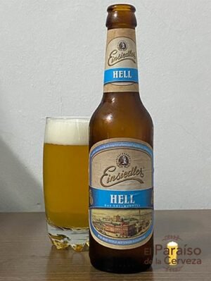 Cerveza Einsiedler Hell de Alemania de tipo Heller