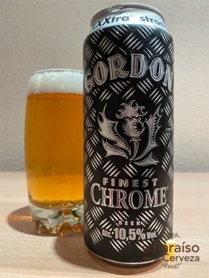 La Gordon Finest Chrome XXXtra Strong belga con 10 grado de alcohol