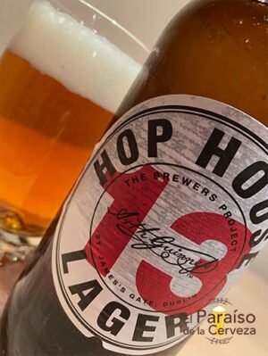 La cerveza Hope House 13 Lager de reino unido