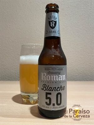 la cerveza Roman Blanche 5.0 de trigo o witbier de belgica