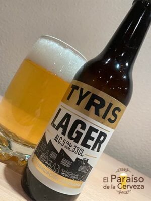 Cerveza Tyris Lager valenciana de tipo Kellerbier