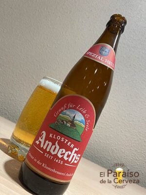 La Kloster Andechs Spezial Hell lager palida de baviera alemania