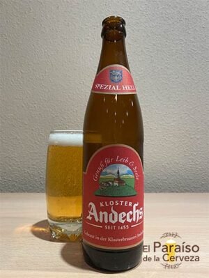 La Kloster Andechs Spezial Hell lager palida de baviera alemania