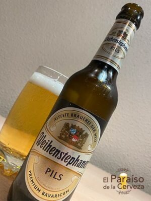 La cerveza Weihenstephaner Pils de alemania