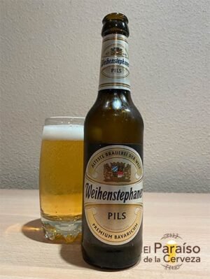 La cerveza Weihenstephaner Pils de alemania